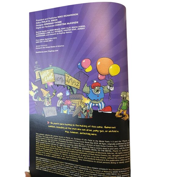 Plants Vs. Zombies Hardcover Graphic Novels Book Lot Of 3 Paul Tobin - Picture 15 of 16